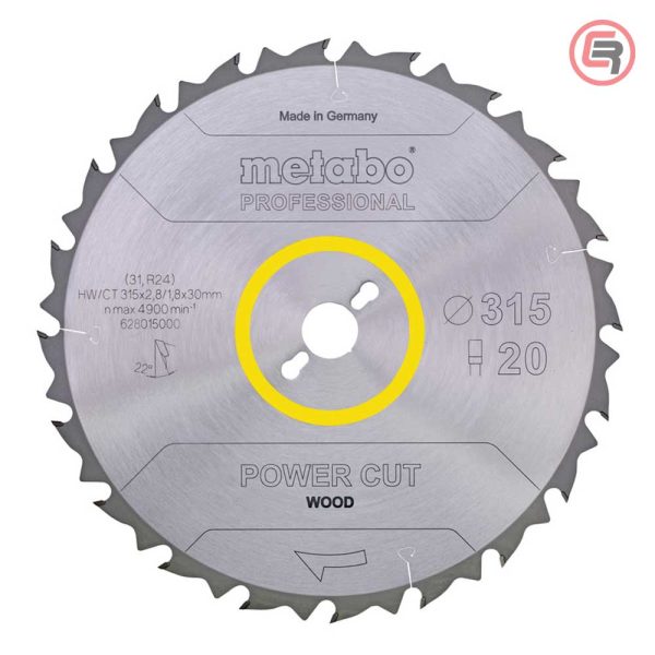 Metabo List Kružne Pile 216×2,4/1,8×30 / Z=20 Power Cut Wood Professional – 628230000