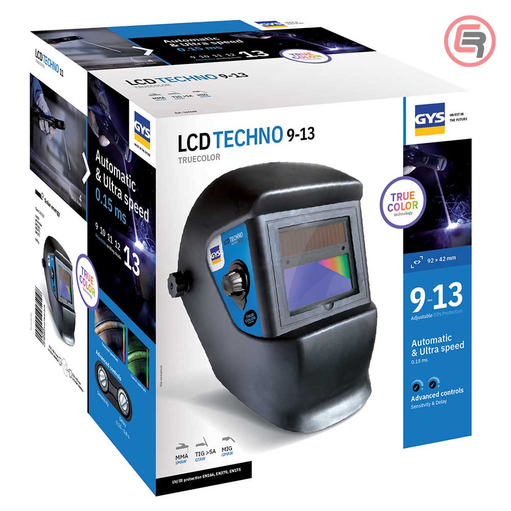 Gys Maska Za Zavarivanje Automatska LCD Techno 9/13 True Color - 065048 - Slika 5