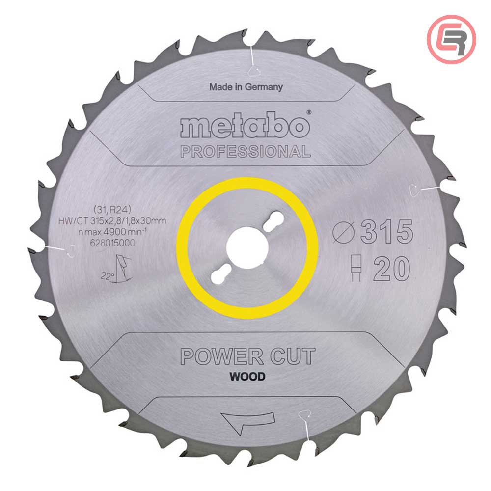 Metabo List Kružne Pile 216 × 2,4 / 1,8 × 30 / Z = 20 Power Cut Wood Professional – 628230000