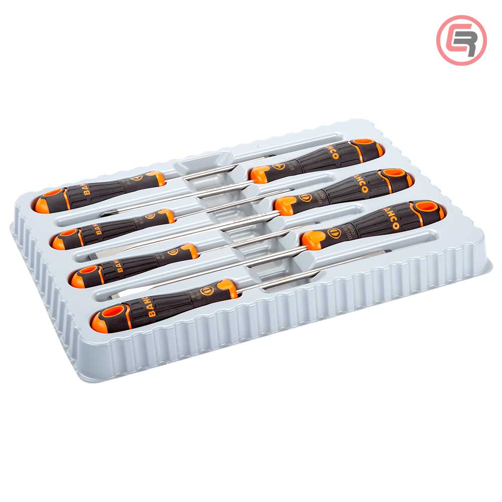 Bahco Garnitura Odvijača 5 plosnatih + 2 križna / 7 dijelna - B219.017 - Slika 2