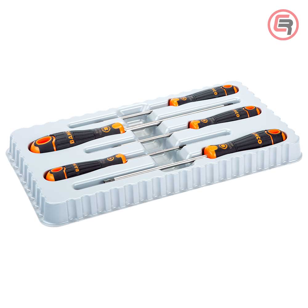 Bahco Garnitura Torx Odvijača T10 - T30 / 5 dijelna - B219.025 - Slika 2
