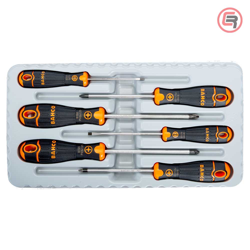 Bahco Garnitura Odvijača 4 križna + 2 plosnata / 6 dijelna - B219.026