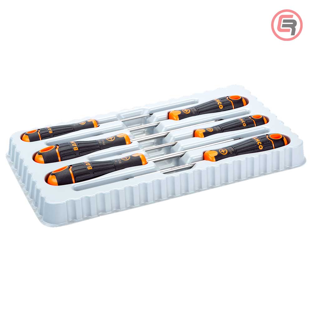 Bahco Garnitura Odvijača 4 križna + 2 plosnata / 6 dijelna - B219.026 - Slika 2