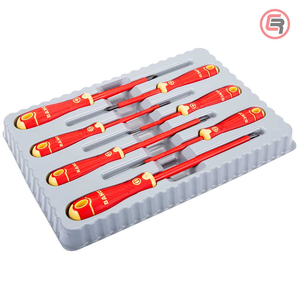 Bahco Garnitura Odvijača VDE 4 plosnata + 3 križna PH / 7 dijelna - B220.007 - Slika 2