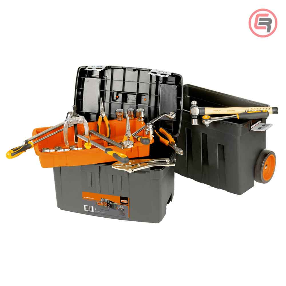 Bahco Kutija za alat PP - Ručka + Točkići 470 x 290 x 630 mm - 4750PTBW47 - Slika 2