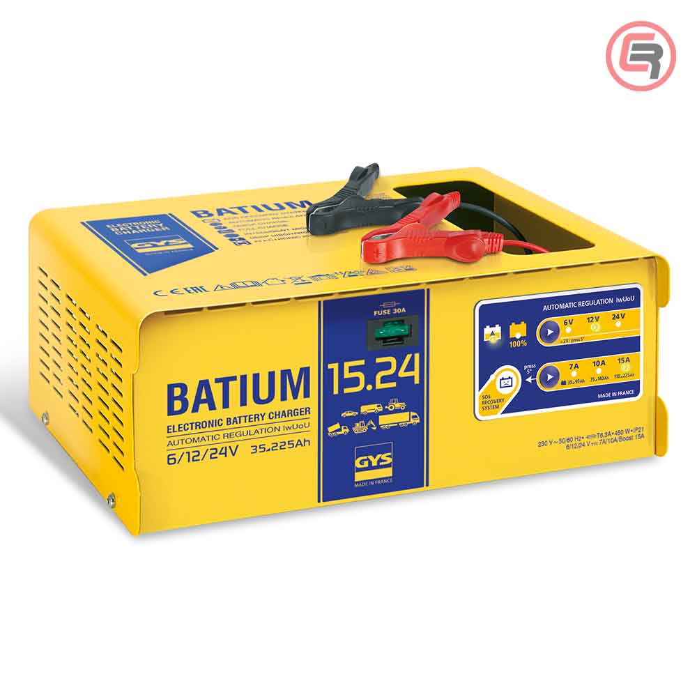 Gys Punjač Akumulatora "Batium 15-24" 6-12-24 V/ 35-225 Ah - 024526