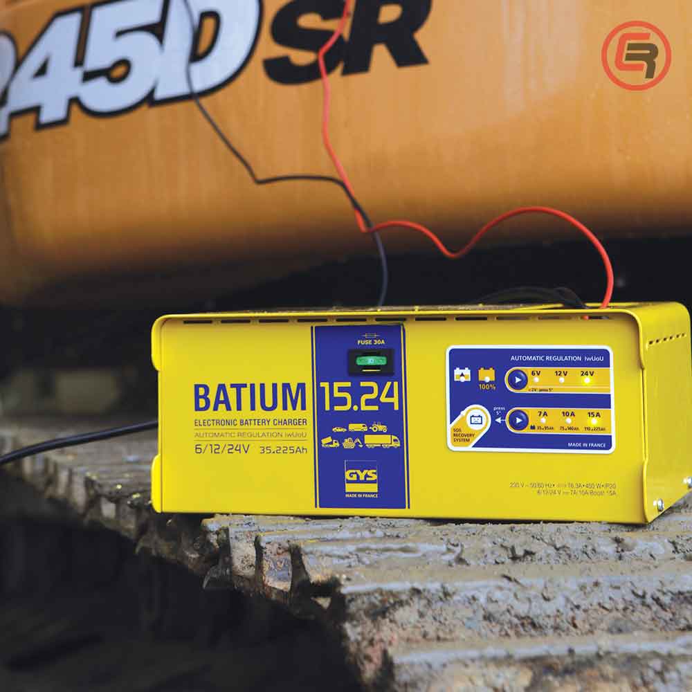 Gys Punjač Akumulatora "Batium 15-24" 6-12-24 V/ 35-225 Ah - 024526 - Slika 4
