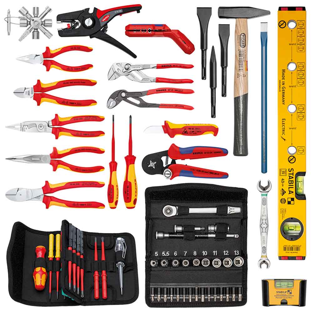 Knipex Set Alata U Koferu “BIG Twin Move” Electric / 66 dijelna – 00 21 41 - Slika 2