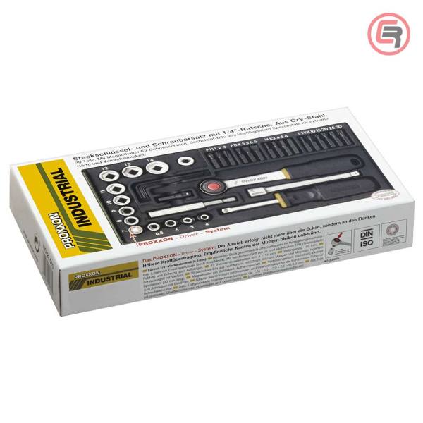 Proxxon Garnitura Nasadnih Ključeva + Bitova 1/4'' 4 - 13 mm / 39 dijelna - 23070 - Slika 6