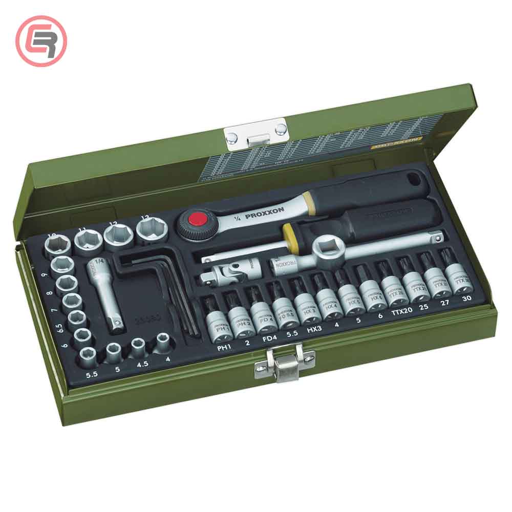 Proxxon Garnitura Nasadnih Ključeva 1/4'' 4-13mm / 36 dijelna - 23080 - Slika 2