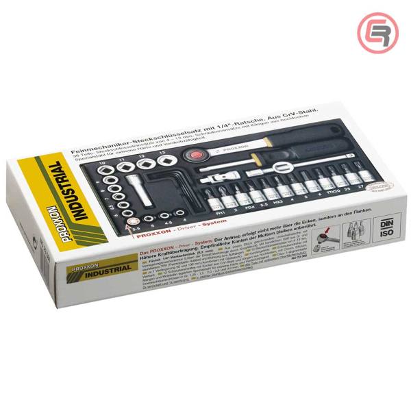 Proxxon Garnitura Nasadnih Ključeva 1/4'' 4 - 13 mm / 36 dijelna - 23080 - Slika 6