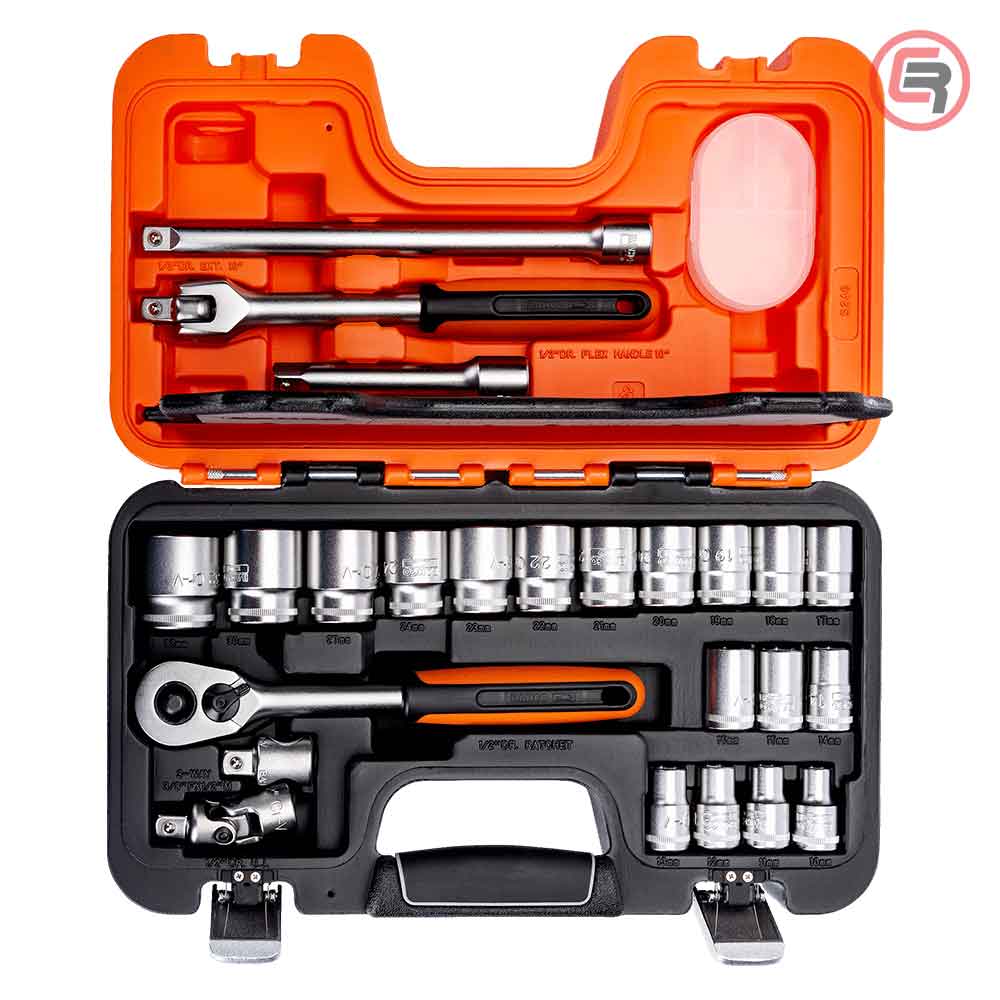 Bahco Garnitura Nasadnih Ključeva 1 / 2 '' 10 - 32 mm / 24 dijelna - S240 - Slika 2