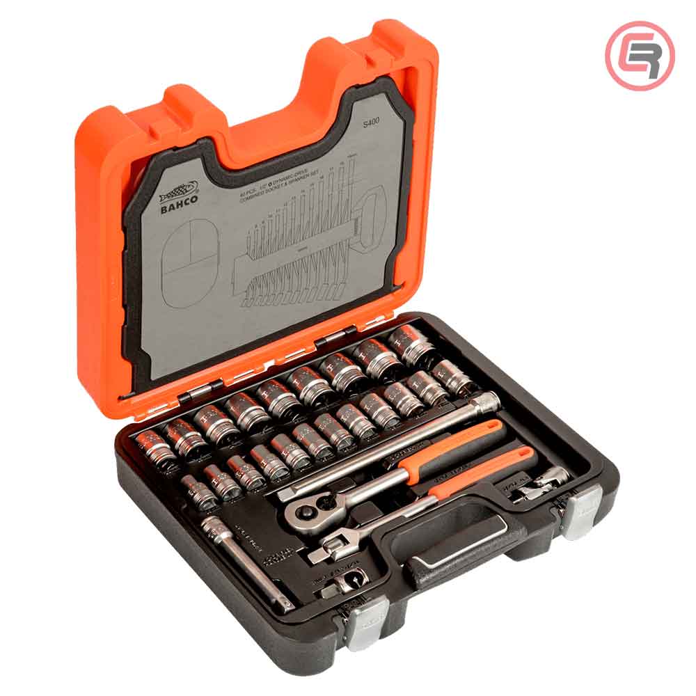 Bahco Garnitura Nasadnih Ključeva 1 / 2 '' i Okasto - Vilastih Ključeva / 40 dijelna - S400 - Slika 3