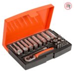 Bahco Garnitura Nasadnih Ključeva Kratki+Dugi 1/4''  4-13 mm / 37 dijelna - SL25L