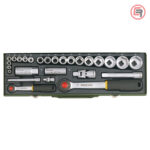 Proxxon Garnitura Nasadnih Ključeva 1/4" + 1/2” 6-32mm / 27 dijelna - 23020