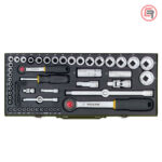 Proxxon Garnitura Nasadnih Ključeva 1/4" + 1/2” 4-32mm / 56 dijelna - 23040