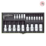 Proxxon Garnitura Nasadnih Torx Ključeva 1/4''+1/2'' TX8-TX60 / 24 dijelna - 23102