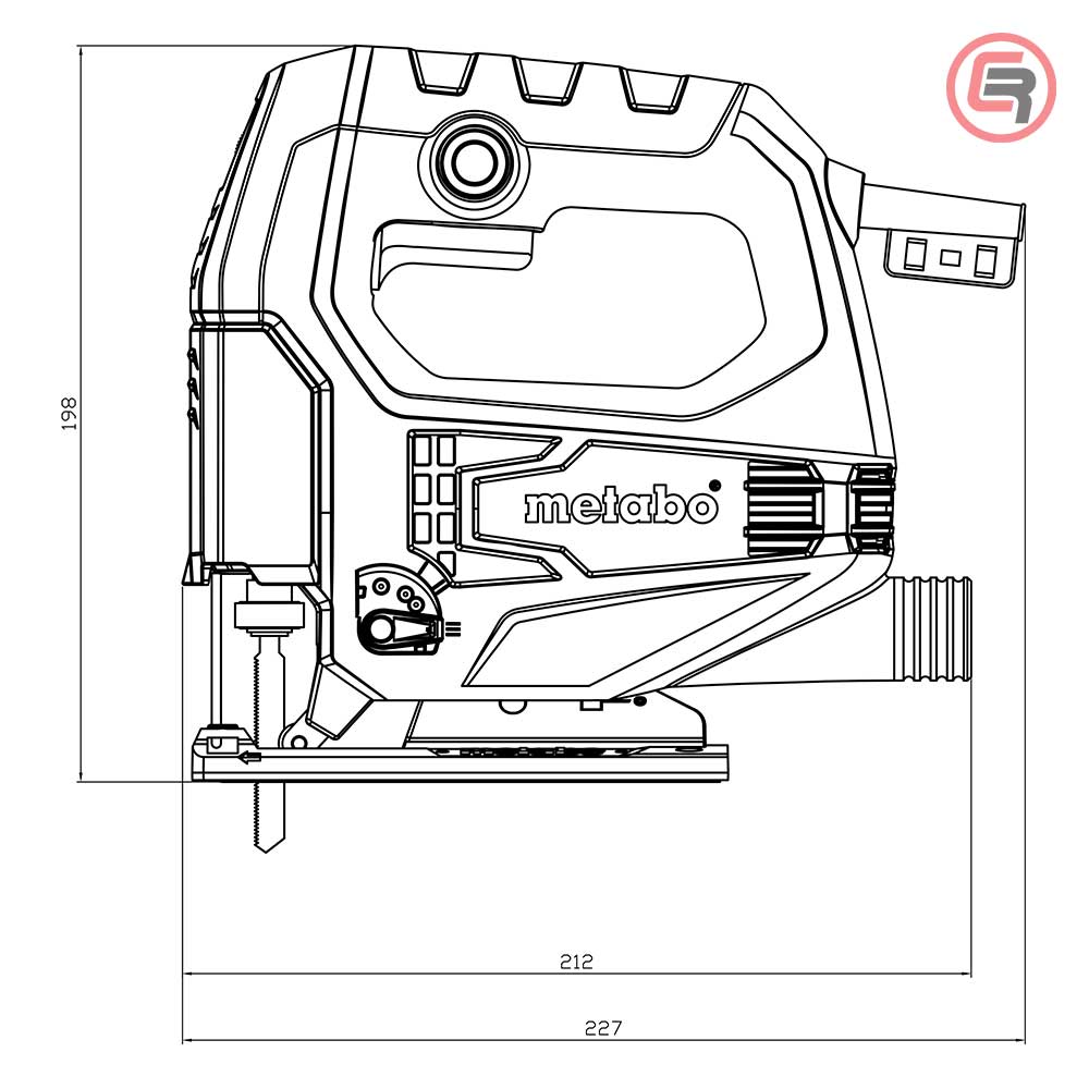 Metabo Pila Ubodna STEB 65 Quick Elektronik 450W TopSeller - 601030950 - Slika 2