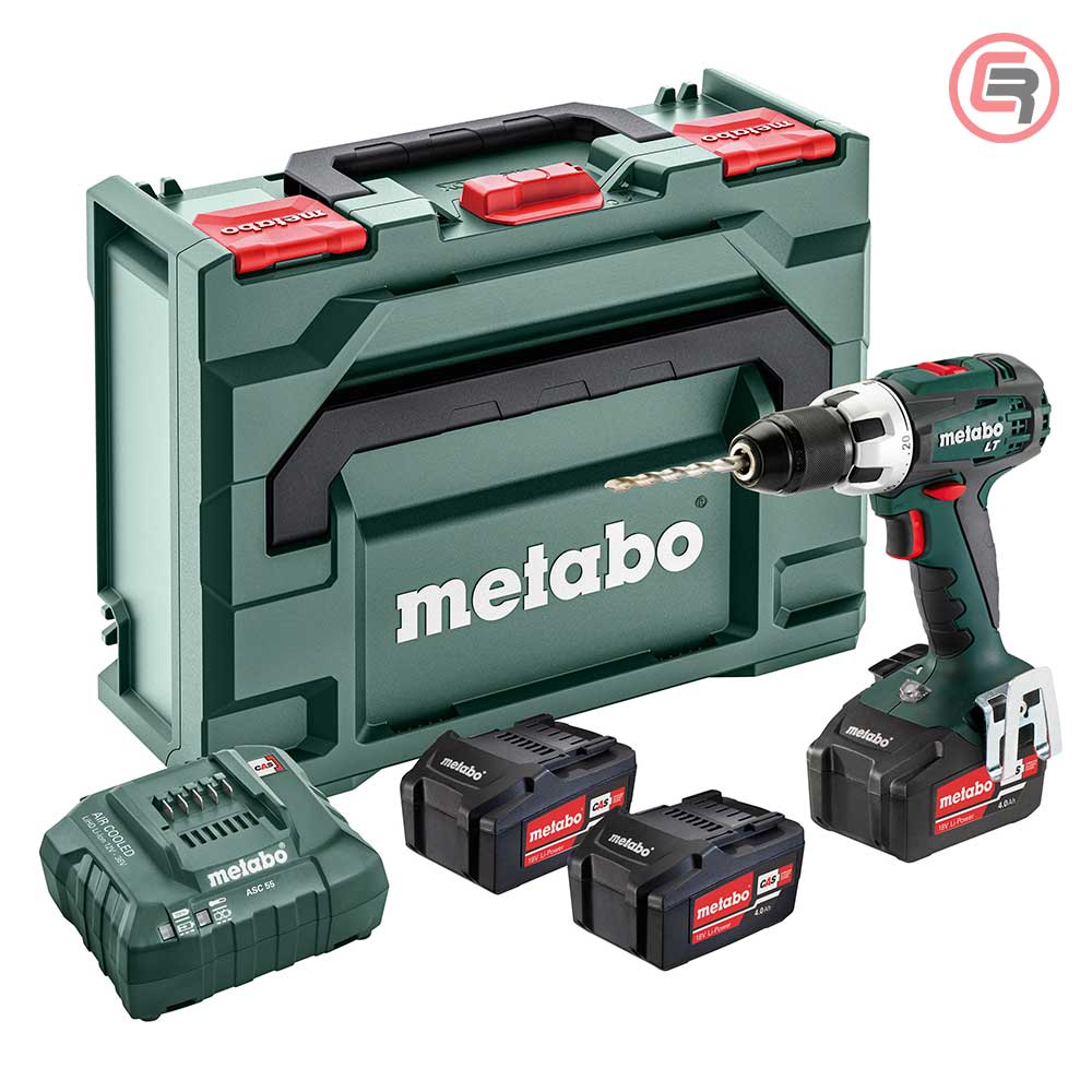Metabo Bušilica-Odvijač Aku BS 18 LT 3xAKU (4,0 Ah) ASC 55 + metaBOX 145 - 602102960