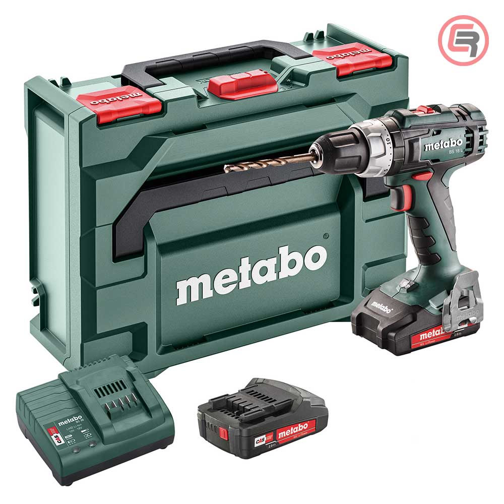 Metabo Bušilica - Odvijač Aku BS 18 L 2 x AKU (2,0 Ah) SC 30 + metaBOX 145 - 602321500