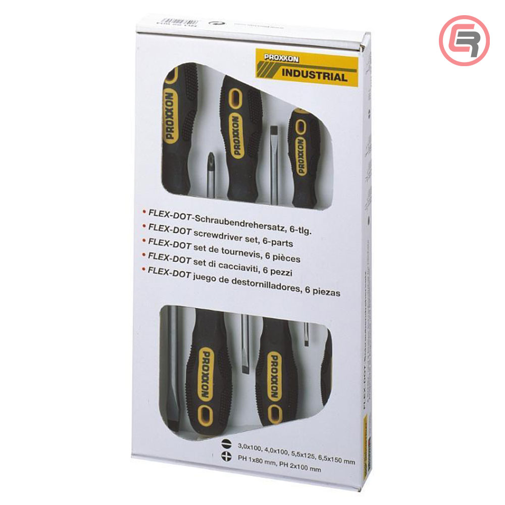 Proxxon Garnitura Odvijača 4 Plosnata + 2 Križna PH / 6 dijelna - 22604