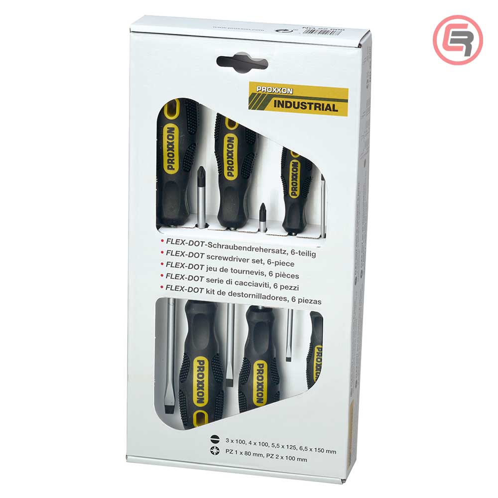 Proxxon Garnitura Odvijača 4 Plosnata + 2 Križna PZ / 6 dijelna - 22606