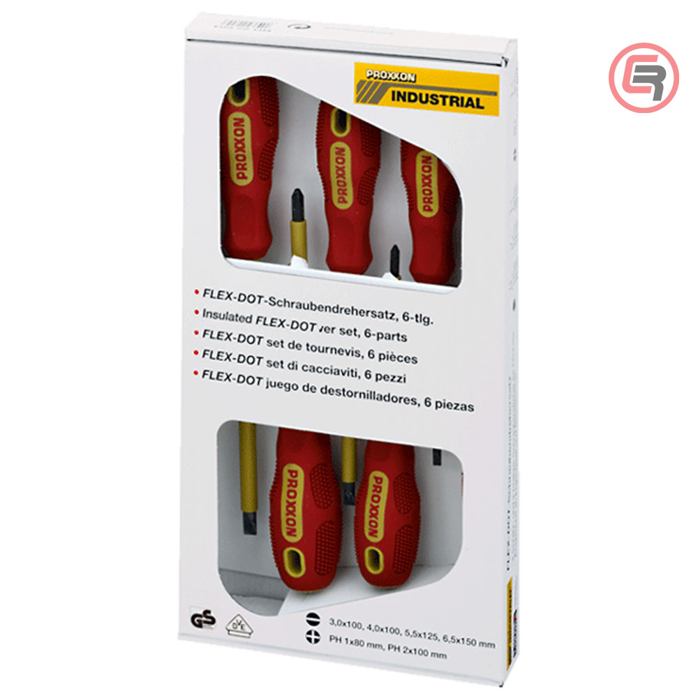 Proxxon Garnitura Odvijača VDE 4 Plosnata + 2 Križna PH / 6 dijelna - 22630