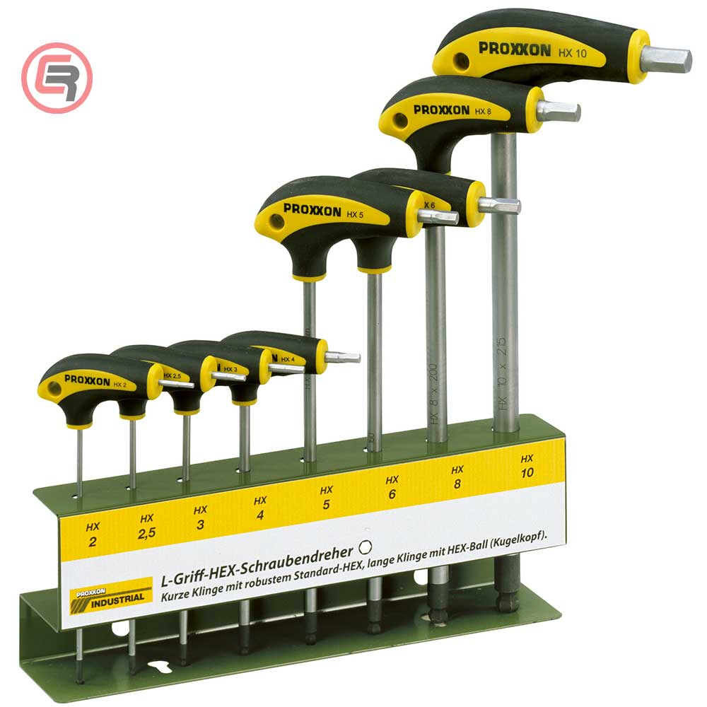 Proxxon Garnitura Imbus Ključeva L-ručica HX2 - HX10mm / 8 dijelna - 22650