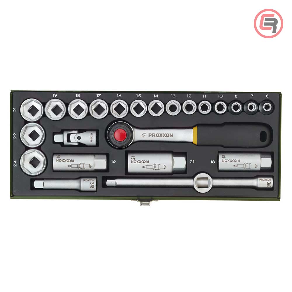 Proxxon Garnitura Nasadnih Ključeva 3/8” 6-24mm / 24 dijelna - 23110
