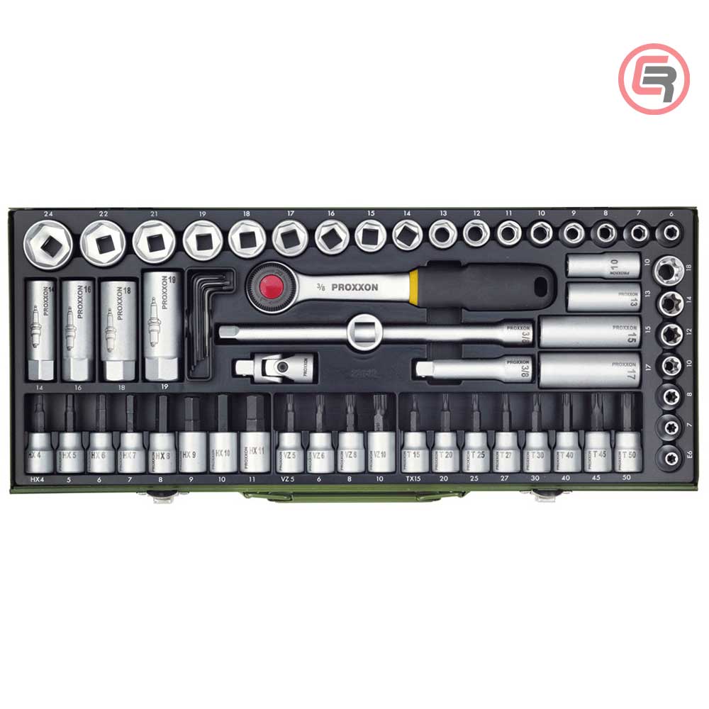 Proxxon Garnitura Nasadnih Ključeva 3/8” 6-24 mm / 65 dijelna - 23112