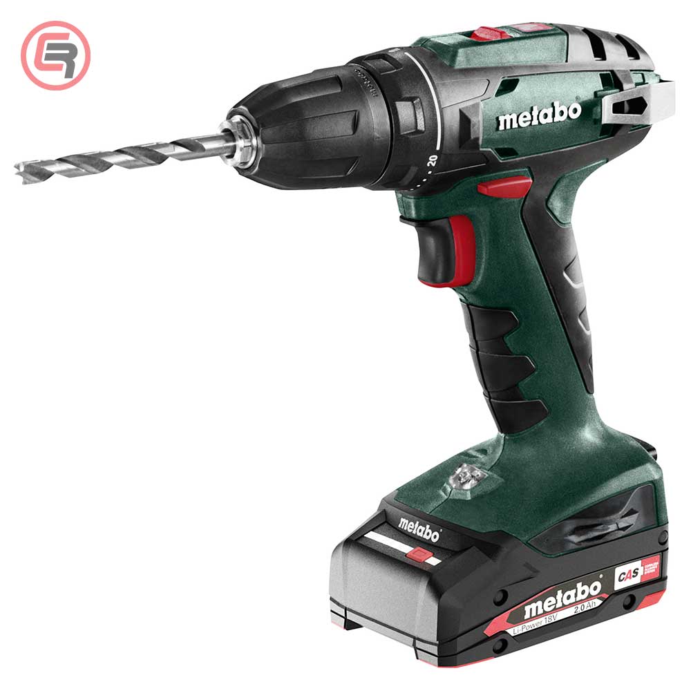 Metabo Bušilica - Odvijač Aku BS 18 2 x AKU (2,0 Ah) SC 30 + metaBOX - 602207560