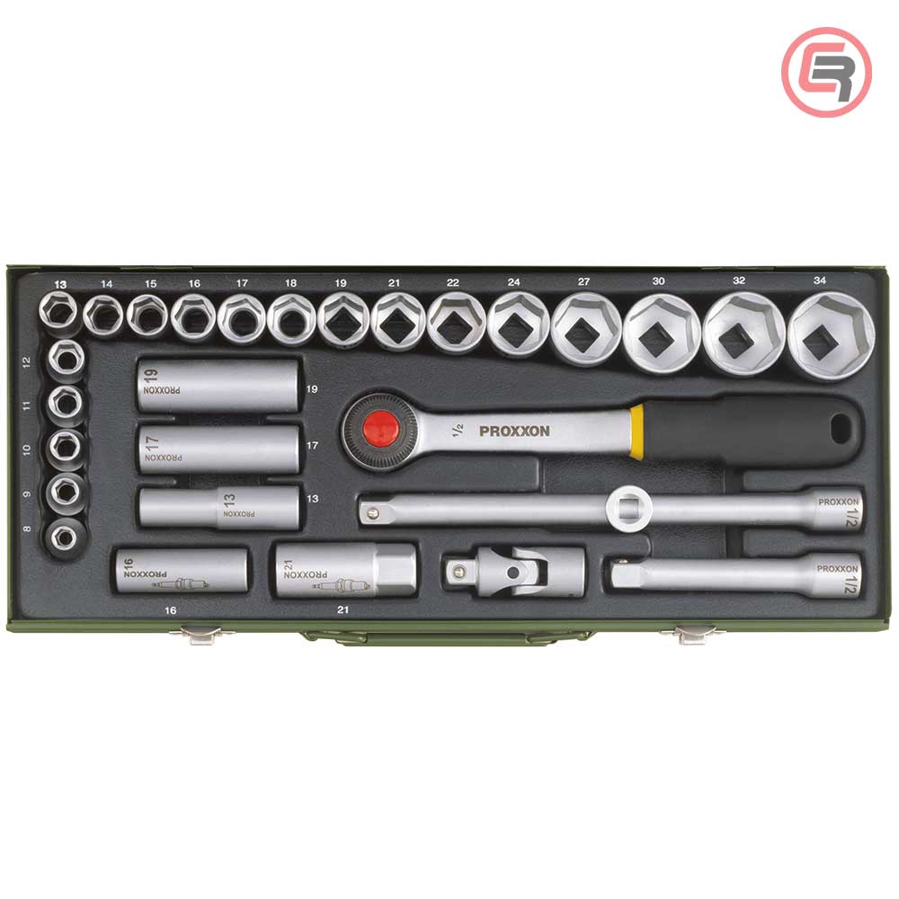 Proxxon Garnitura Nasadnih Ključeva 1/2'' 8 - 34 mm / 29 dijelna - 23000 - Slika 2