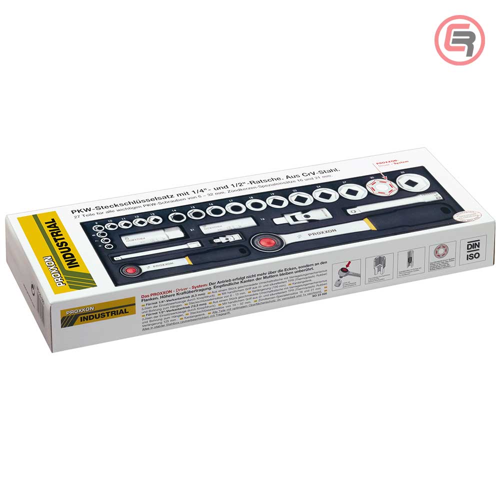 Proxxon Garnitura Nasadnih Ključeva 1/4" + 1/2” 6 - 32 mm / 27 dijelna - 23020 - Slika 5
