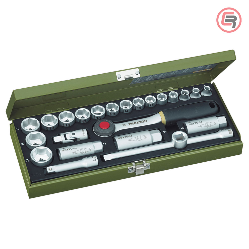 Proxxon Garnitura Nasadnih Ključeva 3/8” 6 - 24 mm / 24 dijelna - 23110