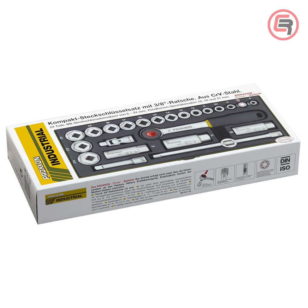 Proxxon Garnitura Nasadnih Ključeva 3/8” 6 - 24 mm / 24 dijelna - 23110 - Slika 5