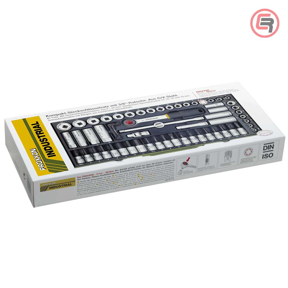 Proxxon Garnitura Nasadnih Ključeva 3/8”, 6 - 24 mm / 65 dijelna - 23112 - Slika 5