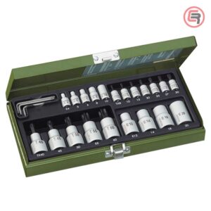 Proxxon Garnitura Nasadnih Torx Ključeva 1/4''+1/2'' TX8 - TX60 / 24 dijelna - 23102
