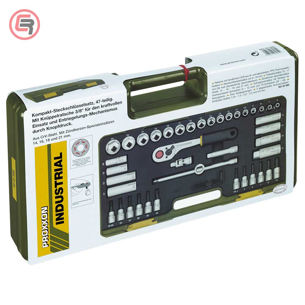 Proxxon Garnitura Nasadnih Ključeva 3/8”, 6 - 24 mm / 47 dijelna - 23282 - Slika 5