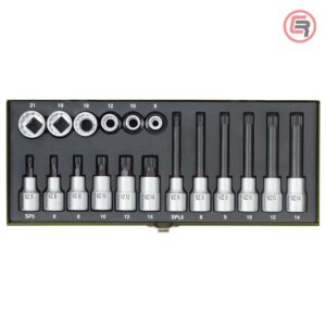 Proxxon Garnitura Nasadnih Zvijezda XZN Ključeva 1/2'' / 18 dijelna - 23296