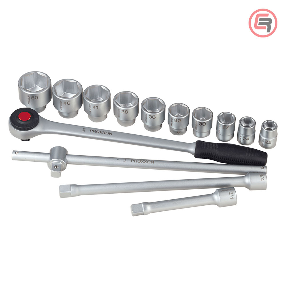 Proxxon Garnitura Nasadnih Ključeva 3/4”, 22 - 50 mm / 14 dijelna - 23300 - Slika 2