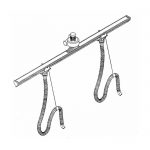 Kanal Sa Kolicima Za Odvod Izduvnih Gasova SSK 150 - 2 Kolica - 150122