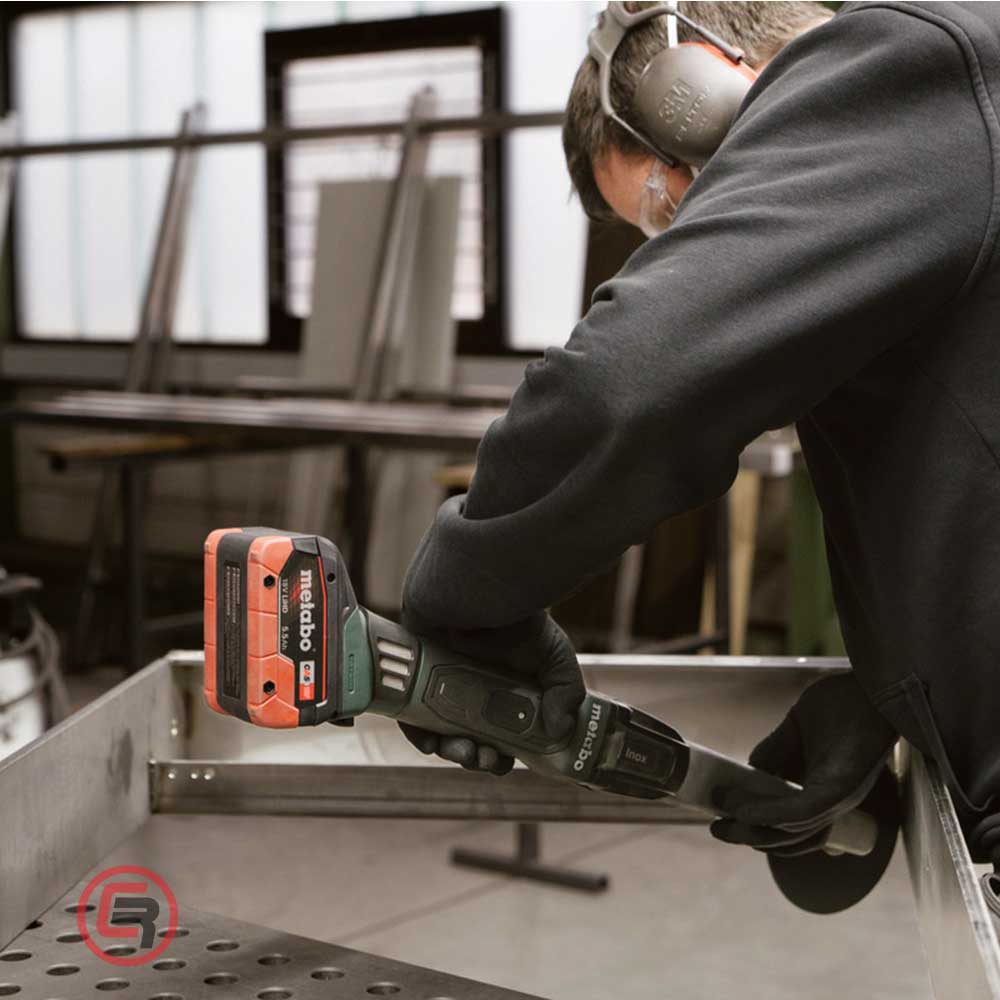 Metabo Brusilica Aku KNS 18 LTX 150 Kutna Produžena 150mm 18V (bez baterija i punjača) - 600191850 - Slika 3