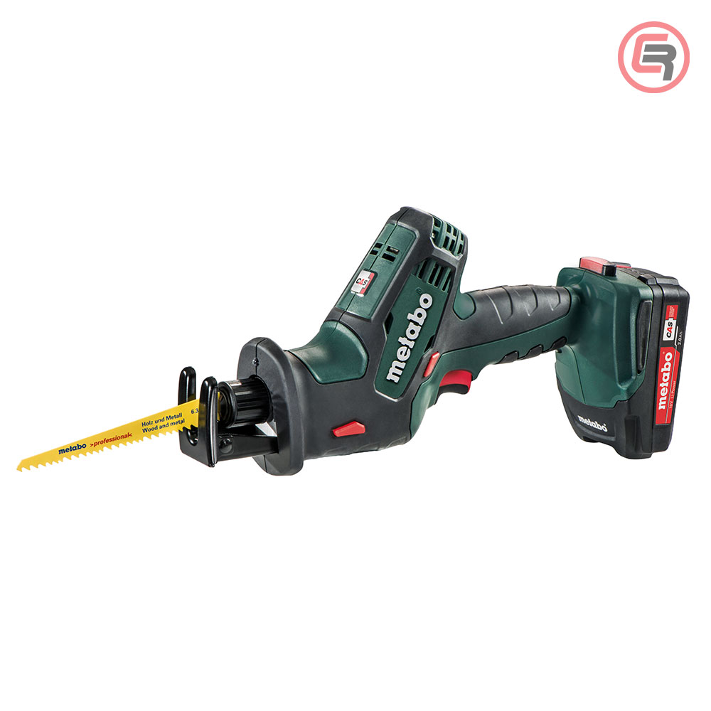 Metabo Pila Lisičji Rep – Recipročna SSE 18 LTX Compact 18V 2xAKU (2,0 Ah) ASC55 + metaBOX 145 - 602266500