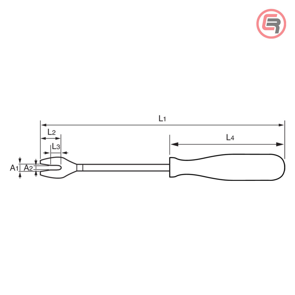 Bahco Poluga Za Skidanje Obloga 240 mm - 2485 - Slika 2