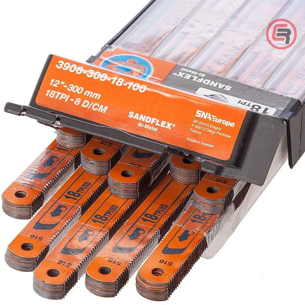 Bahco List Ručne Pile Za Metal SANDFLEX 300 mm Bi-Metal 24z / 3906-300-24-100 - Slika 2