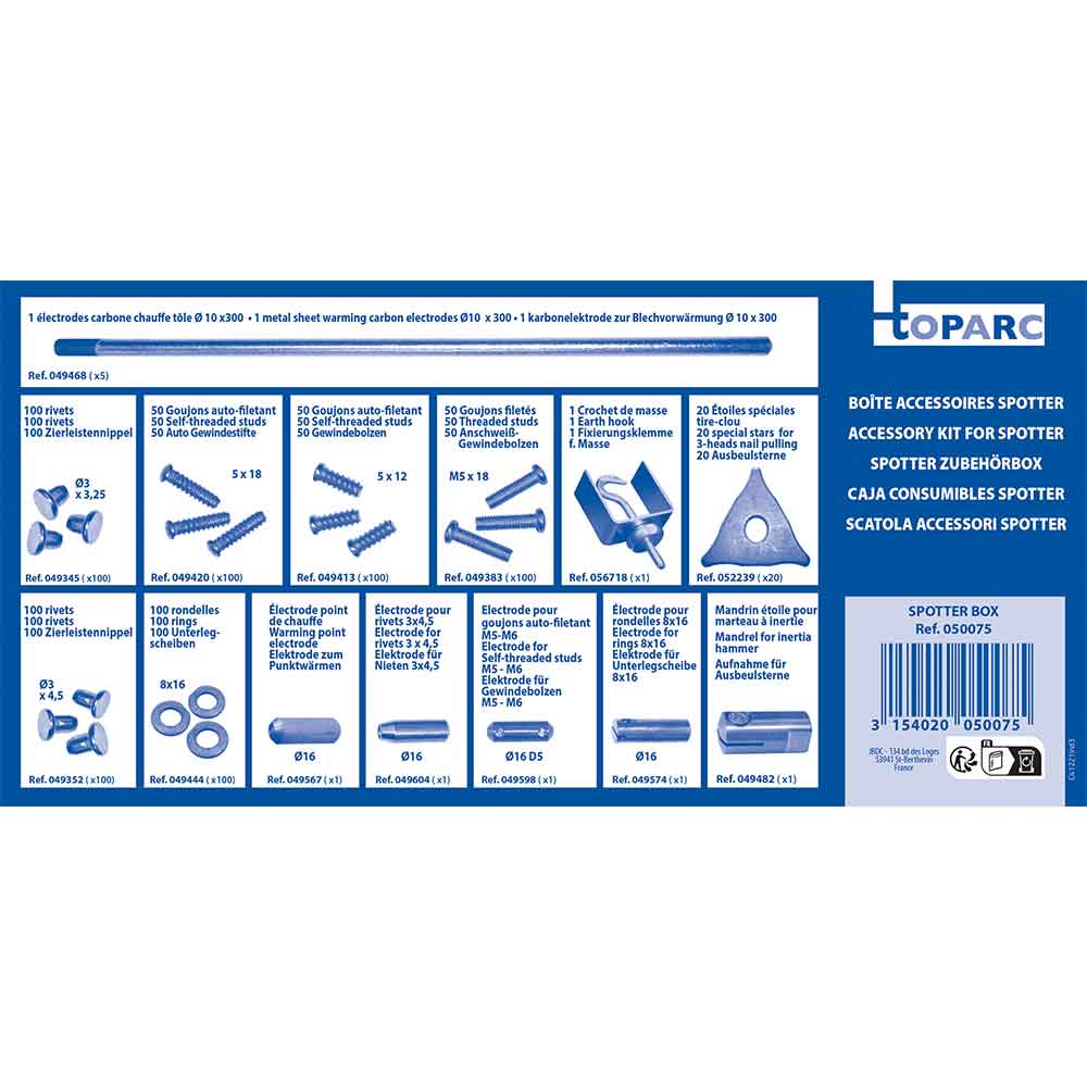 Gys Set Potrošnog Pribora Za Spoter / Spotter Box Pro - 050075 - Slika 2