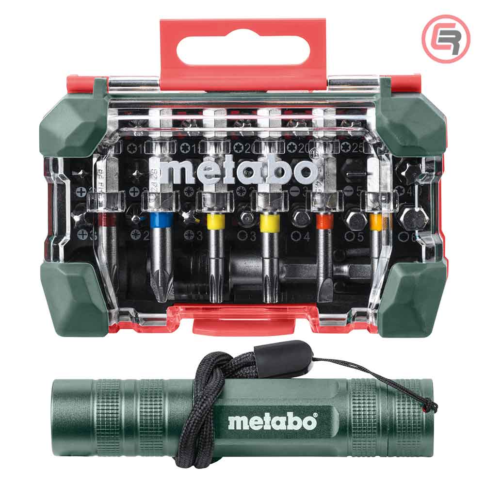 Metabo Set Bitova Bit Box "SP" 29 dijelni + Lampa Mini - 626721000 - Slika 2