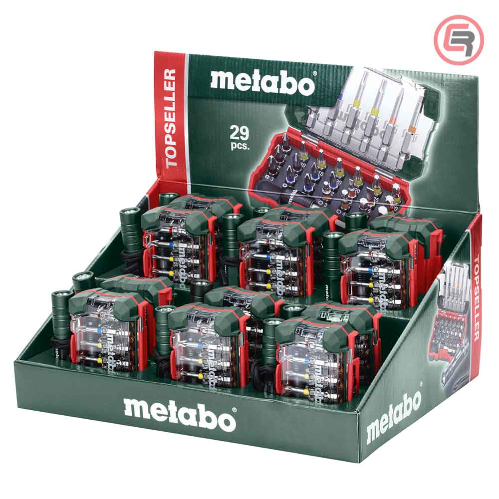 Metabo Set Bitova Bit Box "SP" 29 dijelni + Lampa Mini - 626721000 - Slika 3