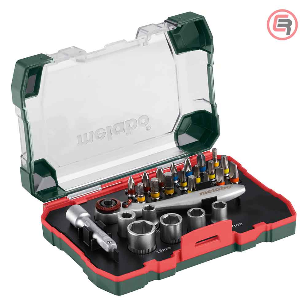 Metabo Set Bitova i Nasadnih Ključeva + Račna 26 dijelni SP - 626701000