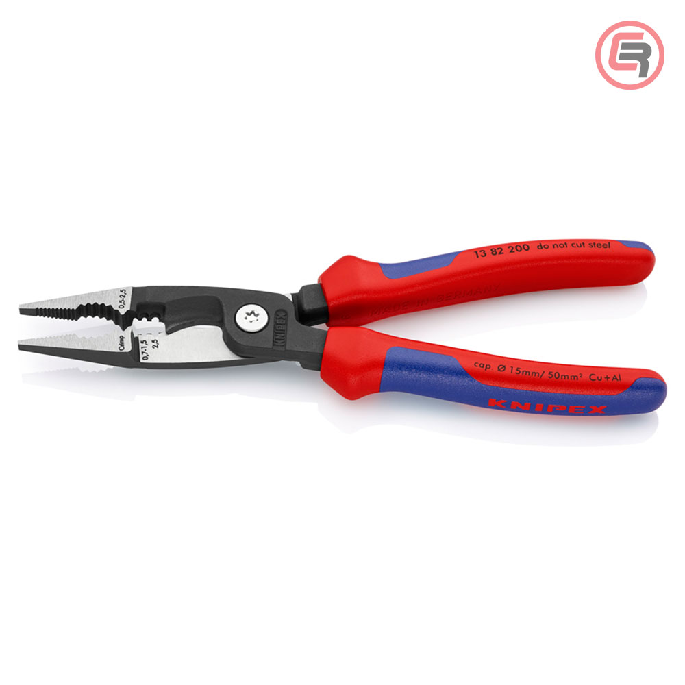 Knipex Kliješta Elektroinstalacijska Multifunkcionalna 200 mm – 13 82 200 - Slika 2